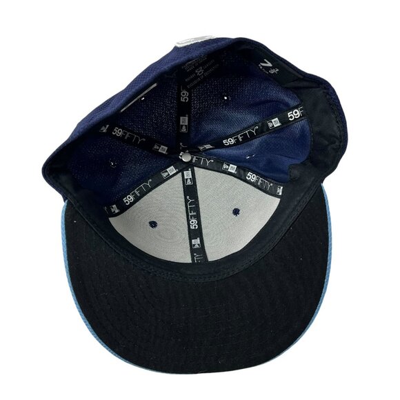 Tampa Bay Rays New Era 59Fifty 7 3/8 Alternate Logo On Field MLB Hat Cap TB - Picture 7 of 11